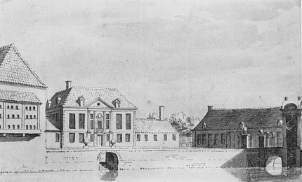 T Drosthuis te diepenhem - Cornelis Pronk 1732