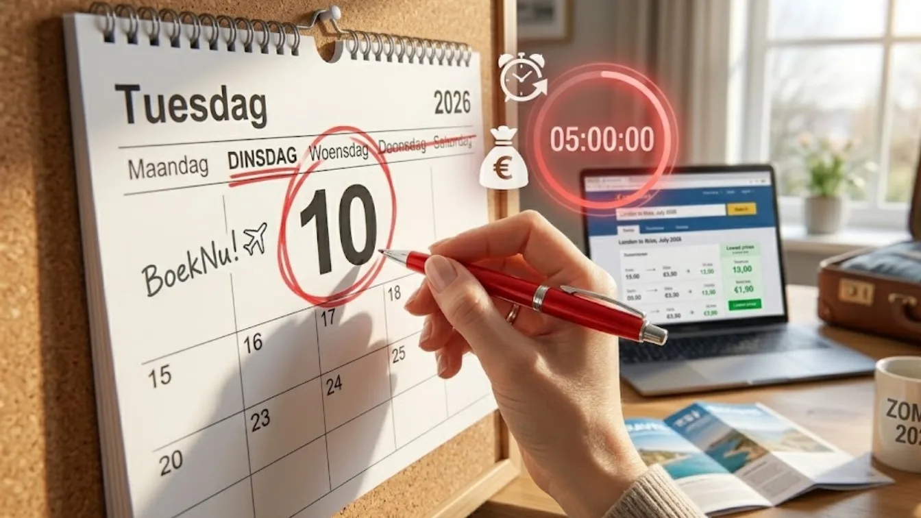 De ‘Dinsdag-vliegticket-regel’: Waarom vandaag het beste moment is voor je zomervakantie